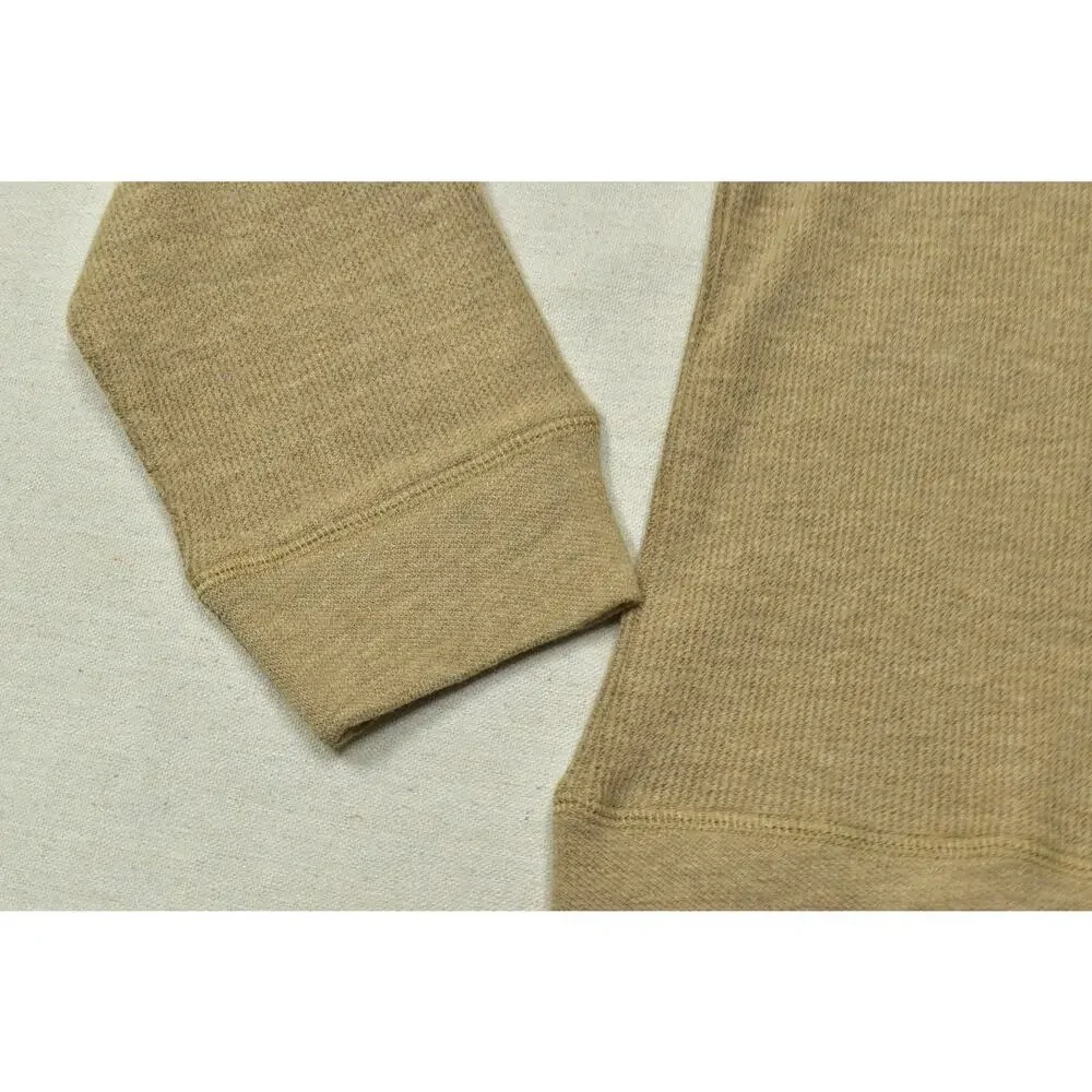 NEW Banana Republic Men's Size S Tan Waffle Quarter-Zip Pullover Sweater NWT
